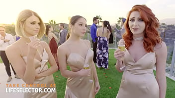 Three Dripping Bridesmaids Aching For One Hard, Throbbing Cock