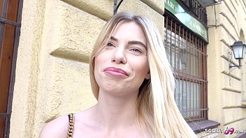 First Anal Fuck For Slim Student Melina In A Real Street Casting