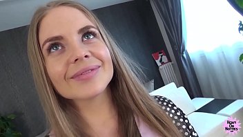 Innocent Russian Beauty Gets Her Tight Pussy Pounded And Face Glazed With Hot Cum