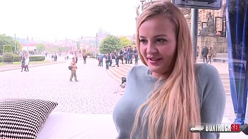 Slim Blonde Candy Alexa’s Debut Public Fuck