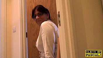 A Seasoned English Submissive Gets Her Face Absolutely Soaked With Hot, Thick Cum.