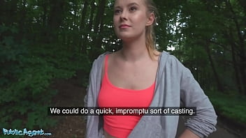 Tight-leggings Runner Casey Gets Ravaged By A Public Agent