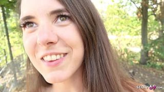 Wild Wacken Pickup: Petite German Teen Mina Takes It Rough And Public