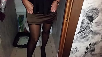 A Desperate Russian Teacher’s Urgent Bathroom Break Turns Into A Wild Exhibition As A Voyeuristic Student Watches, Then Joins Her For A Steamy Session With Oversized Toys.