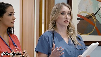 Fresh-faced Nurse With Huge Tits Gets Her Wet Pussy Stretched By Her Commanding Superior