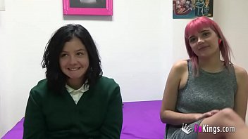 Fresh-faced Teens Alba And Vivi Surrender To Their First Steamy Threesome For Fakings