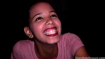 Ebony Beauty’s First Time At A Gloryhole, Craving Anonymous Pleasure