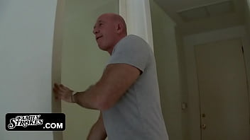 Aroused By My Stepdad’s Scent, Trinity Stclair Takes Him Deep In Her Mouth.