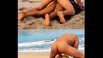 Un Desconocido Me Clava Su Verga Tras Exhibirle Mi Culo En La Playa