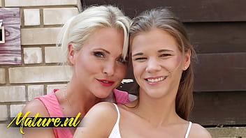 Experienced Milf Seduces Innocent Teen, Dominating Her Tight Pussy With A Thick Dildo