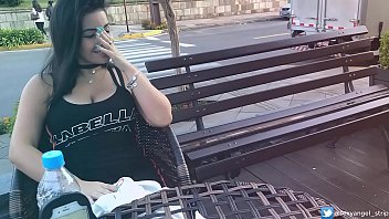 A Filthy Slut Gets Off In Public With A Remote-controlled Vibe, Moaning And Dripping For Everyone To See