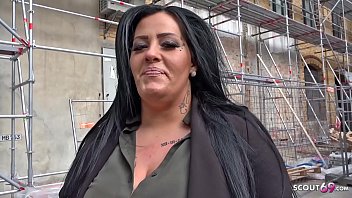 Voluptuous Teen Ashley Gets Ravaged In A Public Street Casting