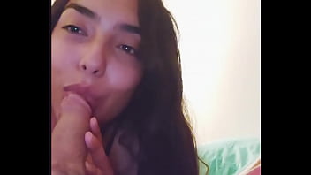 Stepsis Gets On Her Knees To Worship Her Man’s Hard Cock