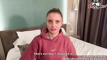 German Student Gets Her Tight Asshole Stretched In A Real Anal Hookup – Erocom Raw Date