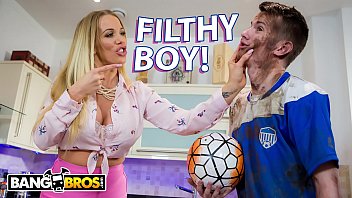 Sizzling Milf Rebecca More Seduces Her Naughty Stepson Sam Bourne For A Steamy Taboo Encounter.