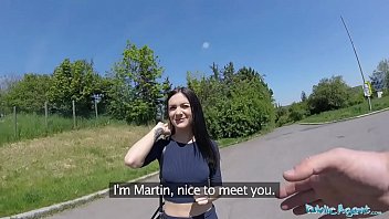 Sensational Public Agent Bounces Her Incredible Ass On A Massive Cock In A Crowded Spot