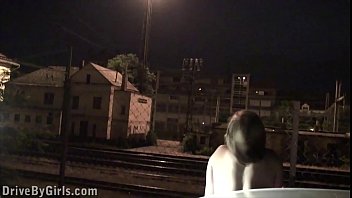Saucy Blonde Teen Alexis Crystal Craves A Public Gangbang Car Orgy