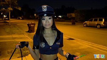 Vina Sky’s Spooky Halloween Fuck: This Asian Teen Gets Ravaged By A Monster Cock