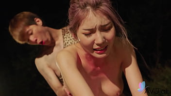 Li Zhiyan Gets Pounded Deep In The Woods By A Rugged Man