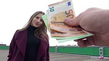 Slim Tourist Stella Gets Railed On The Street After Scoring A Pickup Modeling Gig