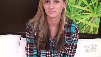 Fresh 18-year-old Blonde Gets Filled Deep