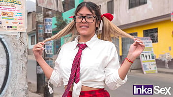 Shy Schoolgirl Gets Paid To Get Pounded