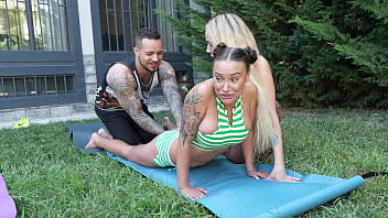 Bending Over Backwards For A Threesome With Two Flexible Yogis