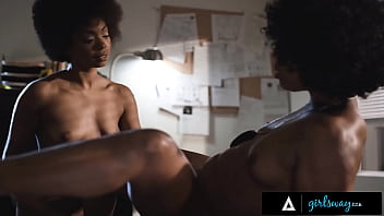 Detective Misty Stone Gets Pounded Hard On The Desk By Her Police Partner