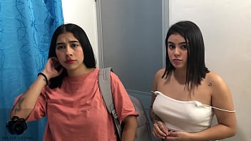 Hotel Room Threesome With Stepmom And Stepsister – Pov Creampie