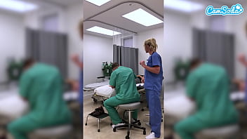 Sacked Slutty Nurse Exposes Her Wet Pussy On The Job