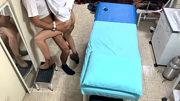 Married Argentine Nurse Stays Late At The Office, Hidden Camera Catches It All