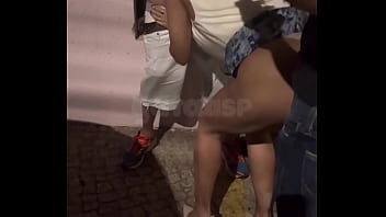 Married Woman Picks Up Two Young Studs At The Club, Teases Her Cuckold, Takes Them To The Car For A Wild Public Fuck! Full Red