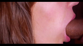 Milf’s Intimate Mouth Action And Swallow – Cristall Gloss Up Close
