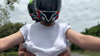 Picked Up My Favorite Didi Client Braless And He Couldn’t Keep His Hands Off My Big Tits Again