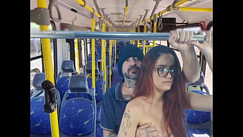 Student Gets Railed By A Stranger On The Bus