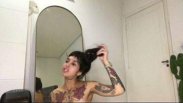Uncensored Voyeur: Watch A Hairy Armpit Beauty Strip, Tease, And Stretch In A Provocative Yoga Session