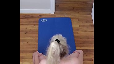 Get Hard Watching This Milf Stretch Her Naked Body