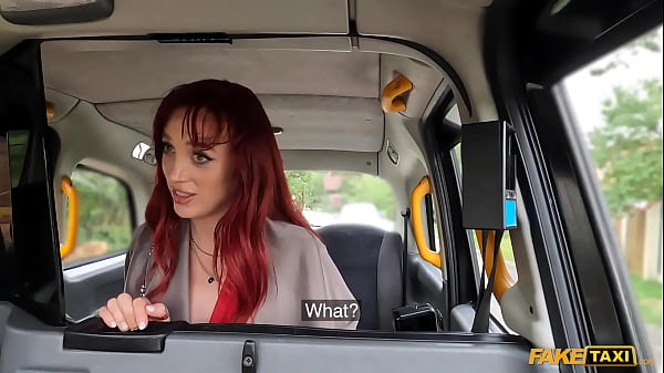 Slim French Redhead Struggles To Take Massive Italian Cock In Her Tight Pussy On Fake Taxi