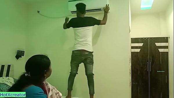 Naughty Indian Housewife Gets Steamy With Ac Repairman!