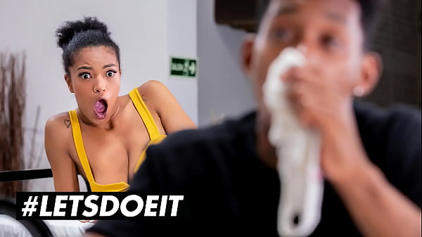 Horny Hostel: Busty Ebony Teen Catches Panty Sniffer And Offers Up Her Ass For A Rough Fucking