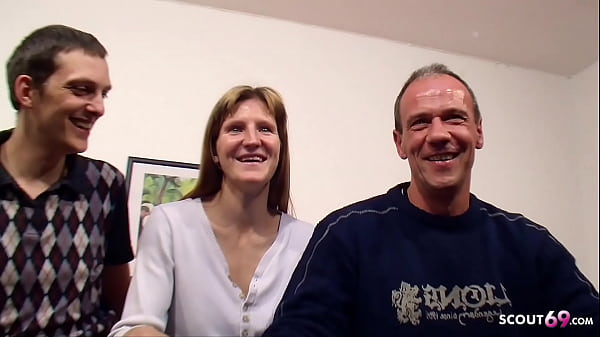 Horny Cuckold Husband Watches His Naive Girlfriend Get Ravished By A Stranger In A Steamy German Threesome