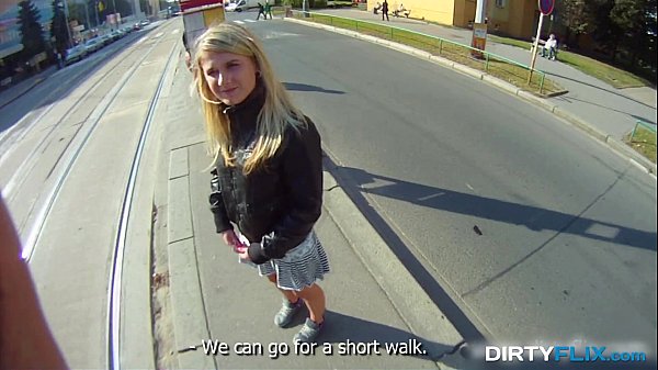 Sly Blonde Babe Kelly Candy Lured Into Rough Outdoor Teen Fuck