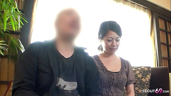 Japanese Couple: Hubby Forced To Watch While I Creampie His Wife