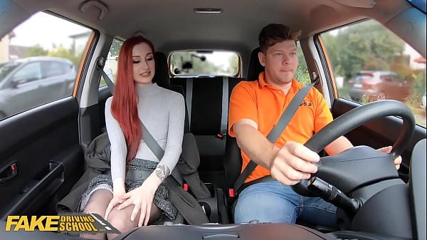 Fakedrivingschool Redhead Brit Gets Tights Torn And Her Pierced Tits Bounced While Getting Pounded