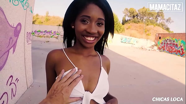 Skinny Ebony Colombian Gets Ravaged Hardcore Outdoors By Boni Brown And Max Cortés