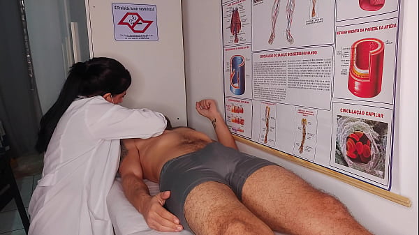 Erection In Front Of The Nurse, My Hard-on Caught Her Eye.