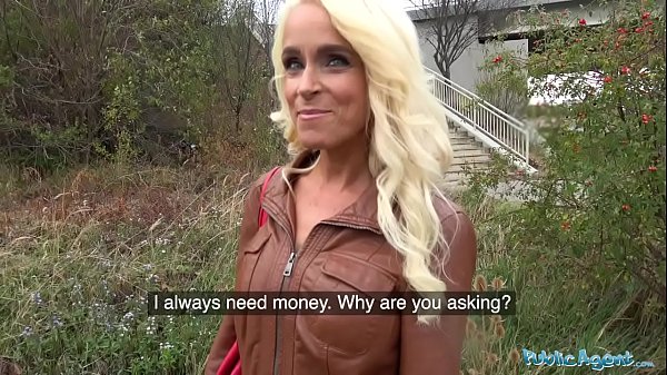 Public Agent Bangs A Tattooed, Big-titted German Blonde Milf Rough Against A Tree